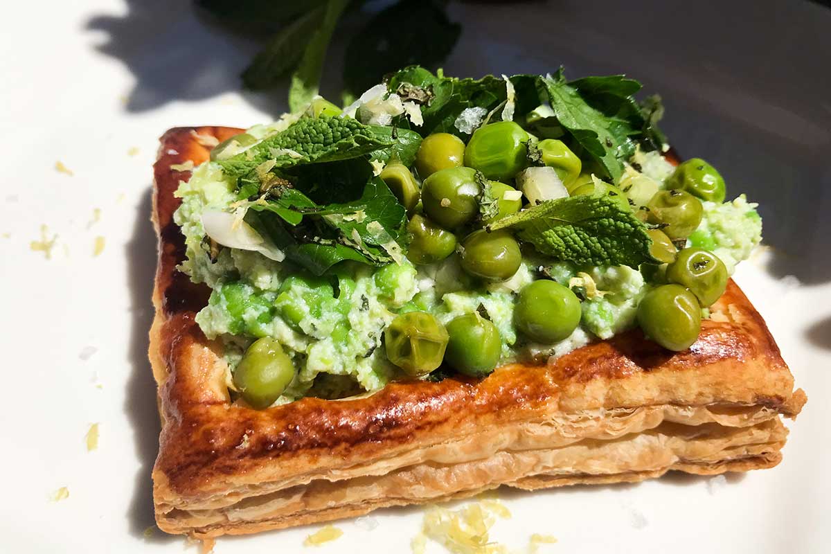 Pea Lemon And Mint Ricotta Tarts My Curated Tastes