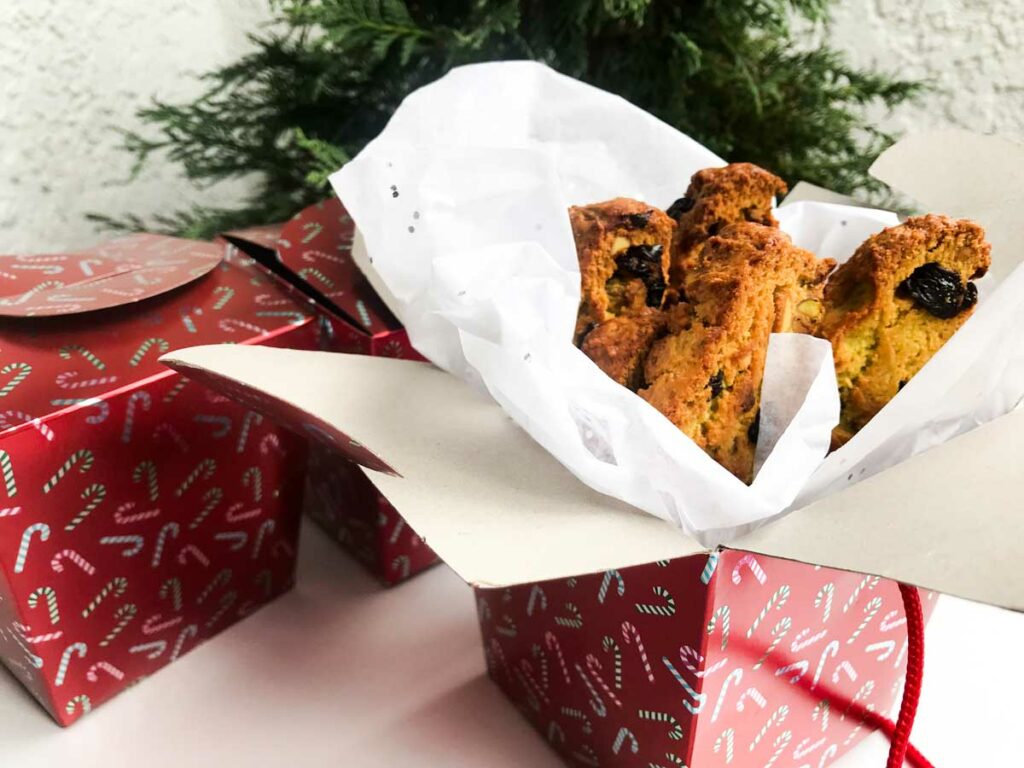 Cherry and Pistachio Biscotti Gifts
