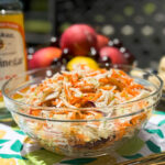 bowl of healthy coleslaw.