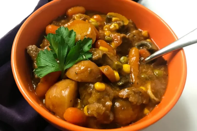 bowl of Minnesota beef stew.