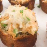 Cheese Crab Toasts | My Curated Tastes