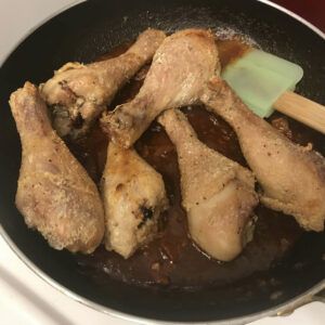 Baked Maple-Bacon Chicken Wings & Drumsticks