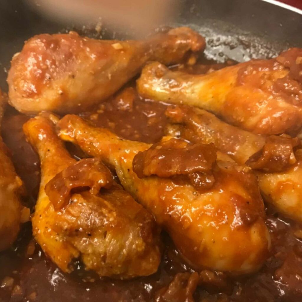 baked maple bacon chicken wings and drumsticks
