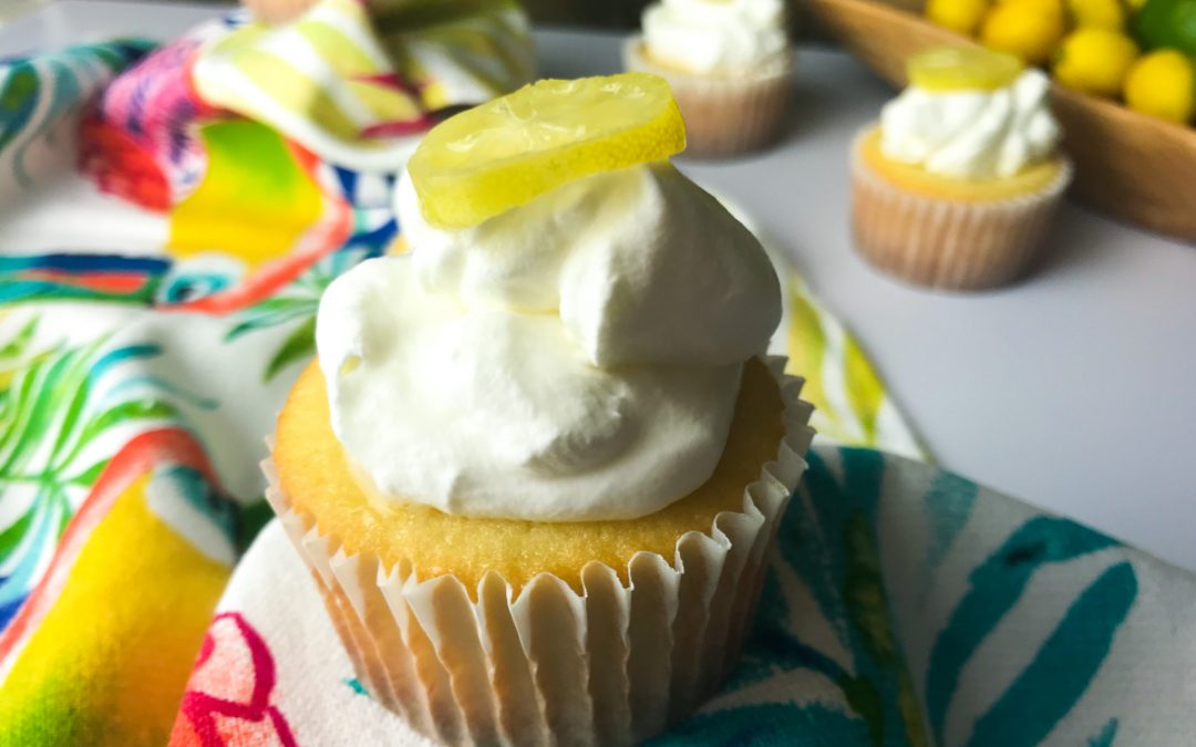 Limequat Cupcakes with Whipped Cream | My Curated Tastes