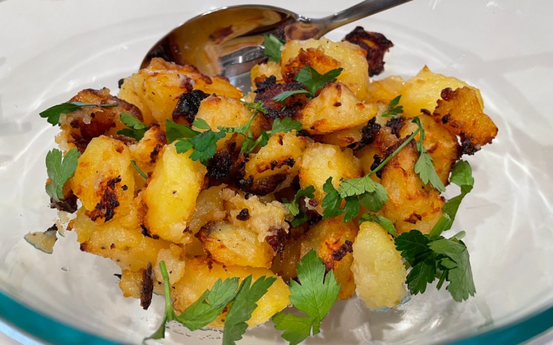 Emily’s English Roasted Potatoes (right from Ina Garten and Emily Blunt)