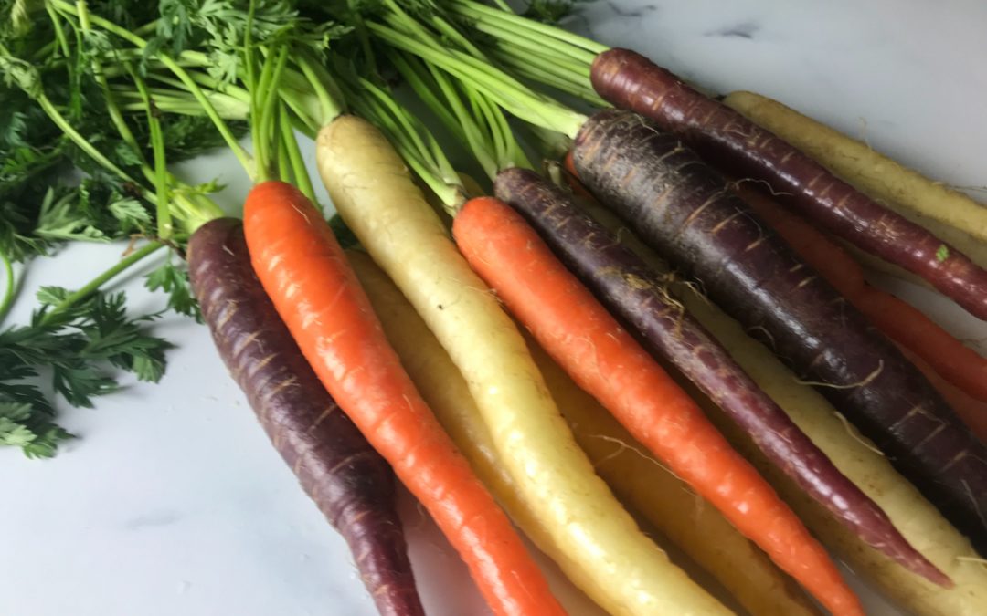 Tri-Color Carrots With Orange Vinaigrette
