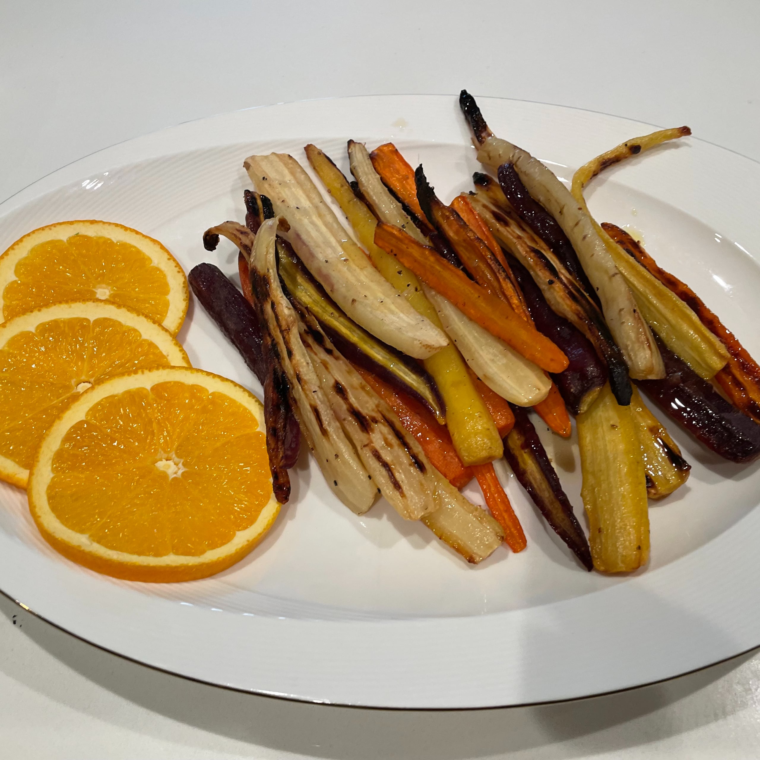 Tri-Color Carrots With Orange Vinaigrette | My Curated Tastes