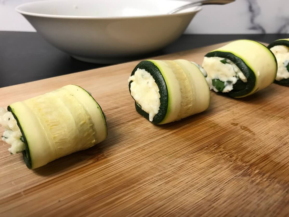 Zucchini Lasagne Roll Ups | My Curated Tastes