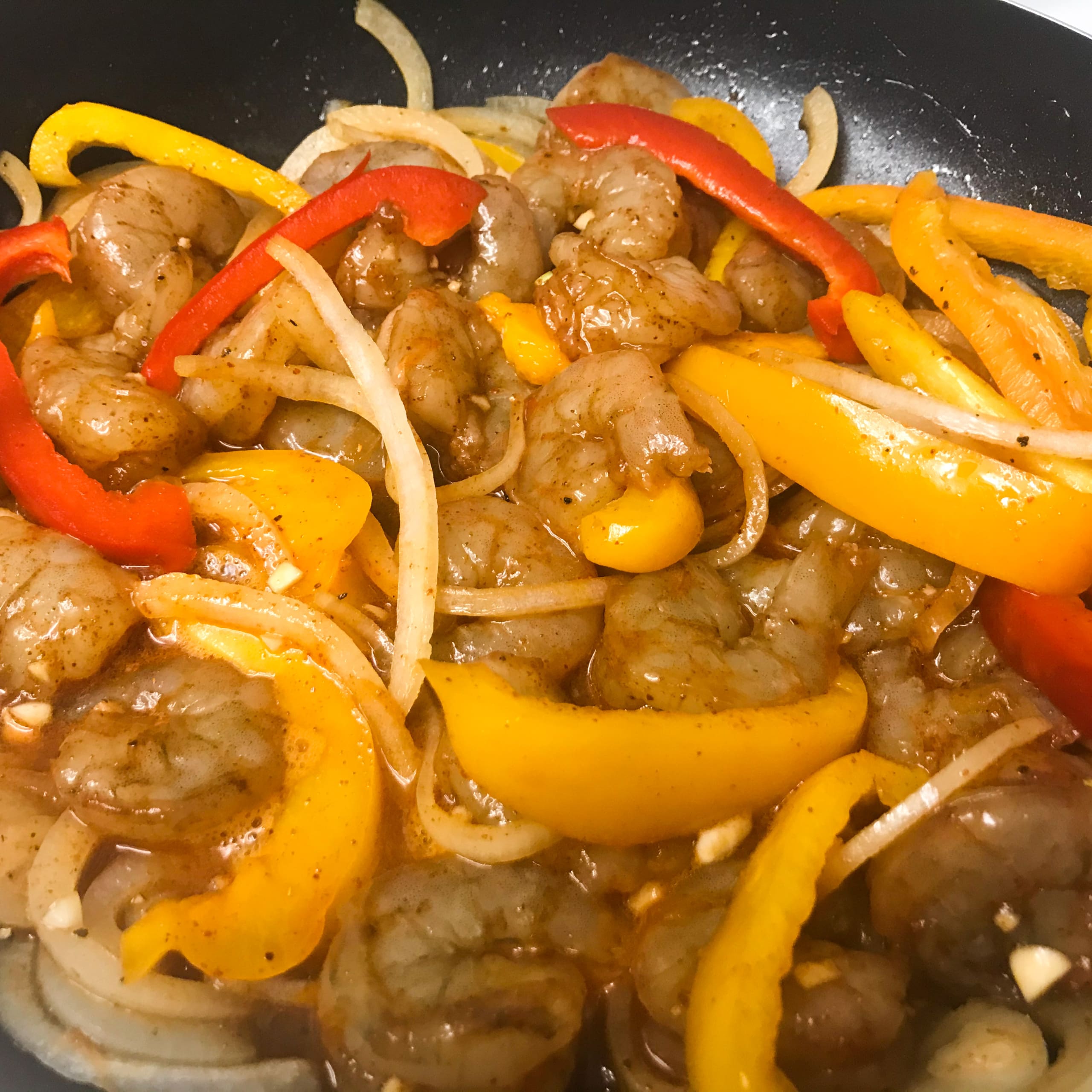 Shrimp Fajitas With Fresh Guacamole | My Curated Tastes