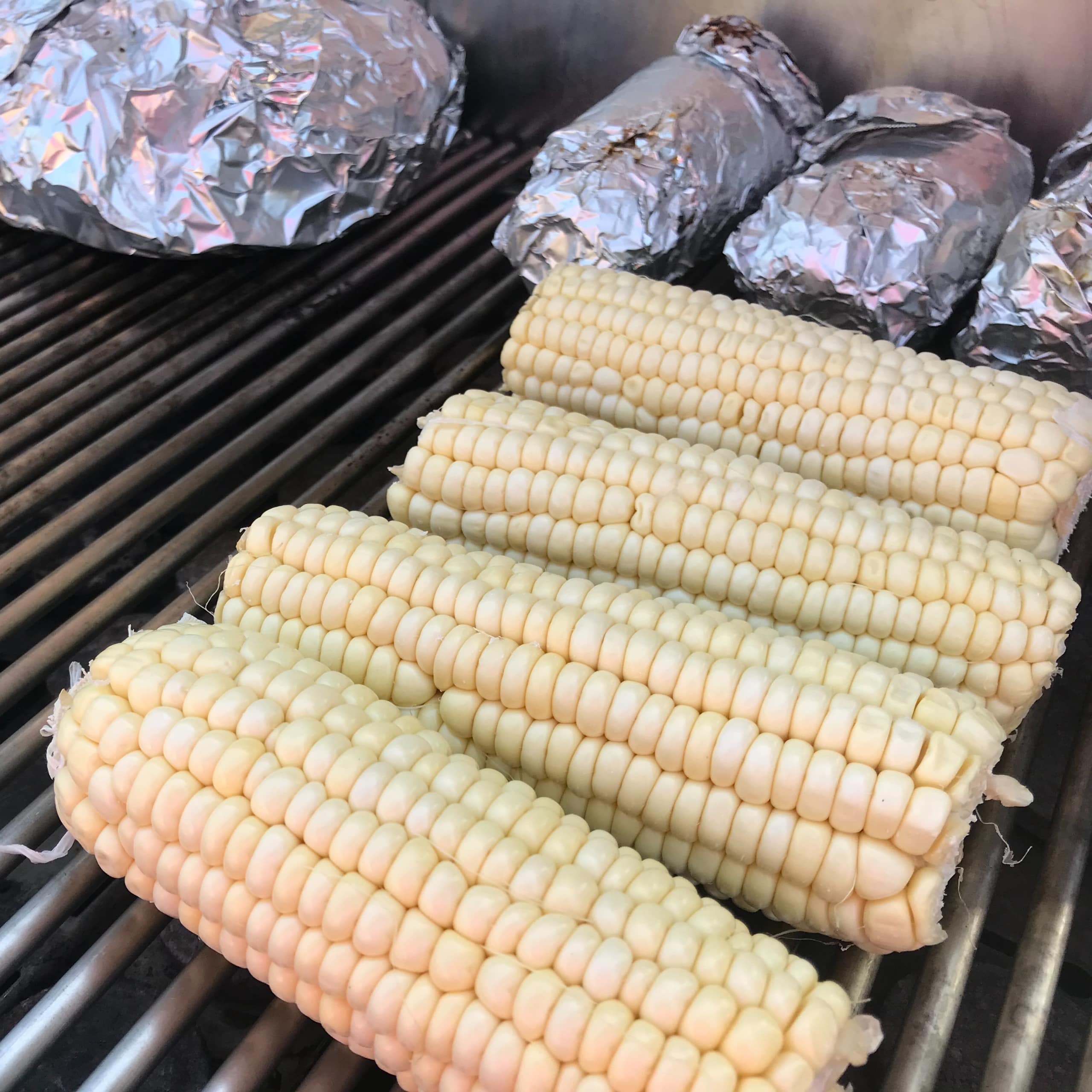 Grilled Corn On The Cob with Garlic Butter | My Curated Tastes