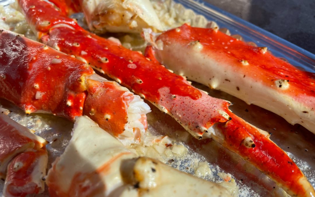 King Crab Legs Scampi Style | My Curated Tastes
