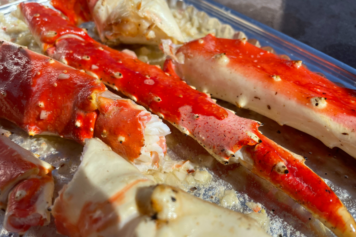 King Crab Legs Scampi Style