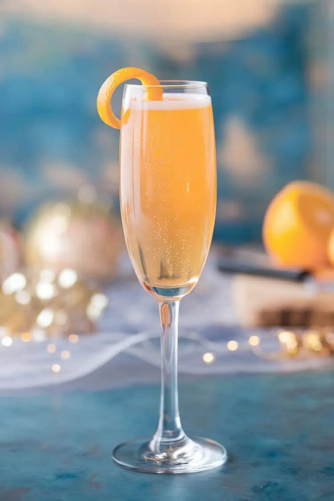champagne cocktail.