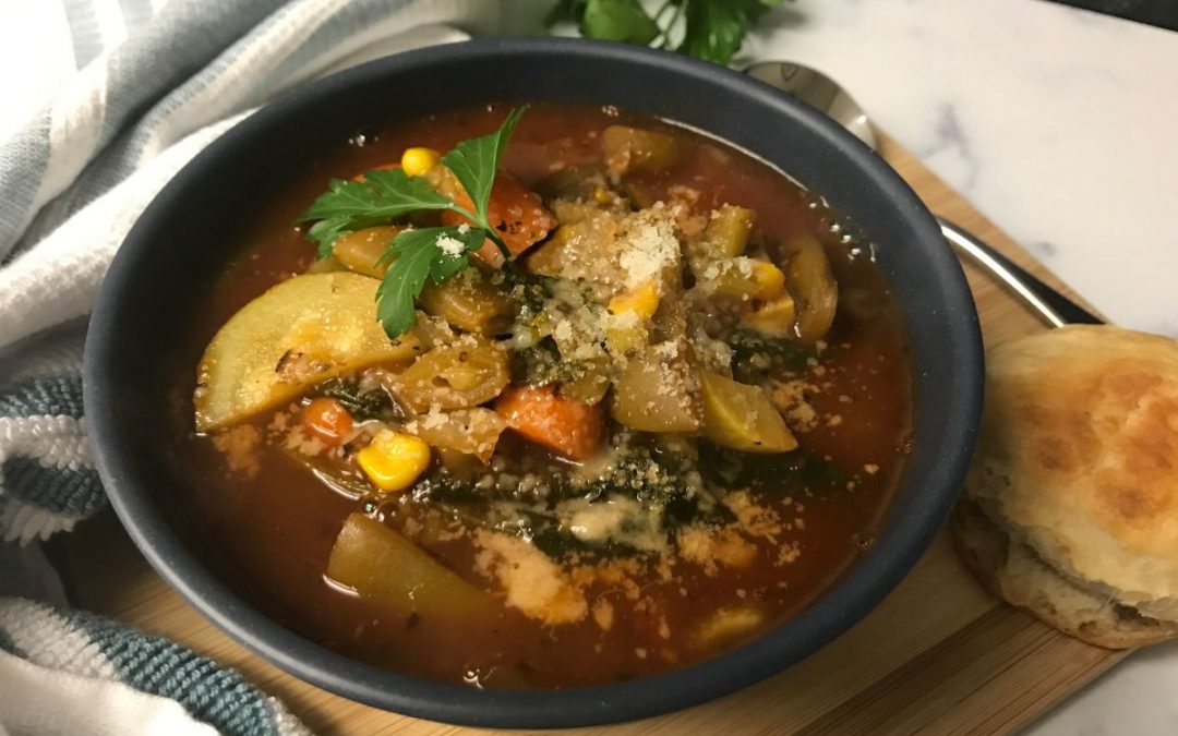 Healthy Minestrone Soup | My Curated Tastes