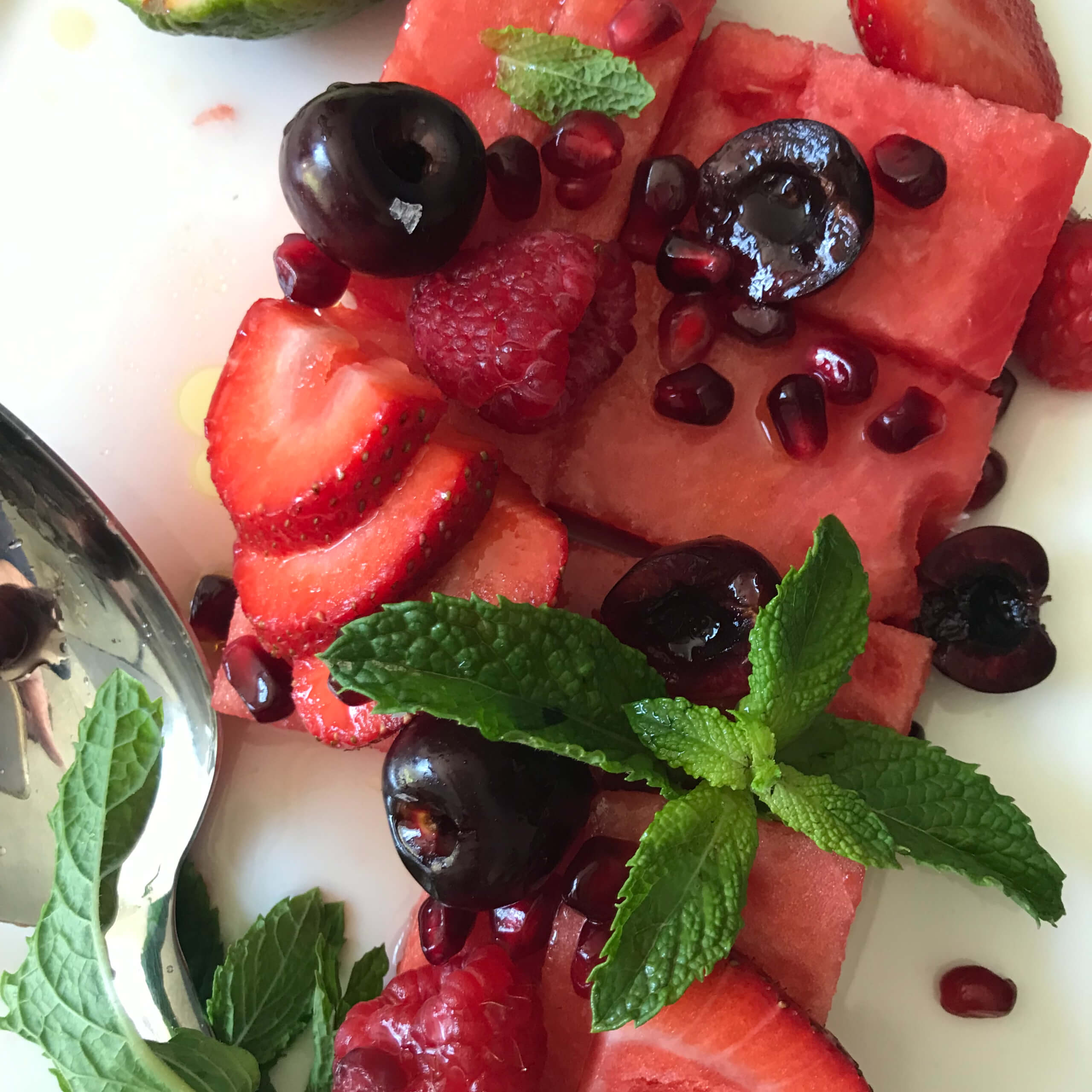 Red Fruit Salad | My Curated Tastes