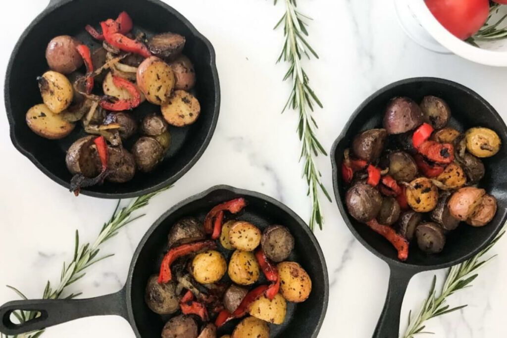 Tri-Color Roasted Potatoes