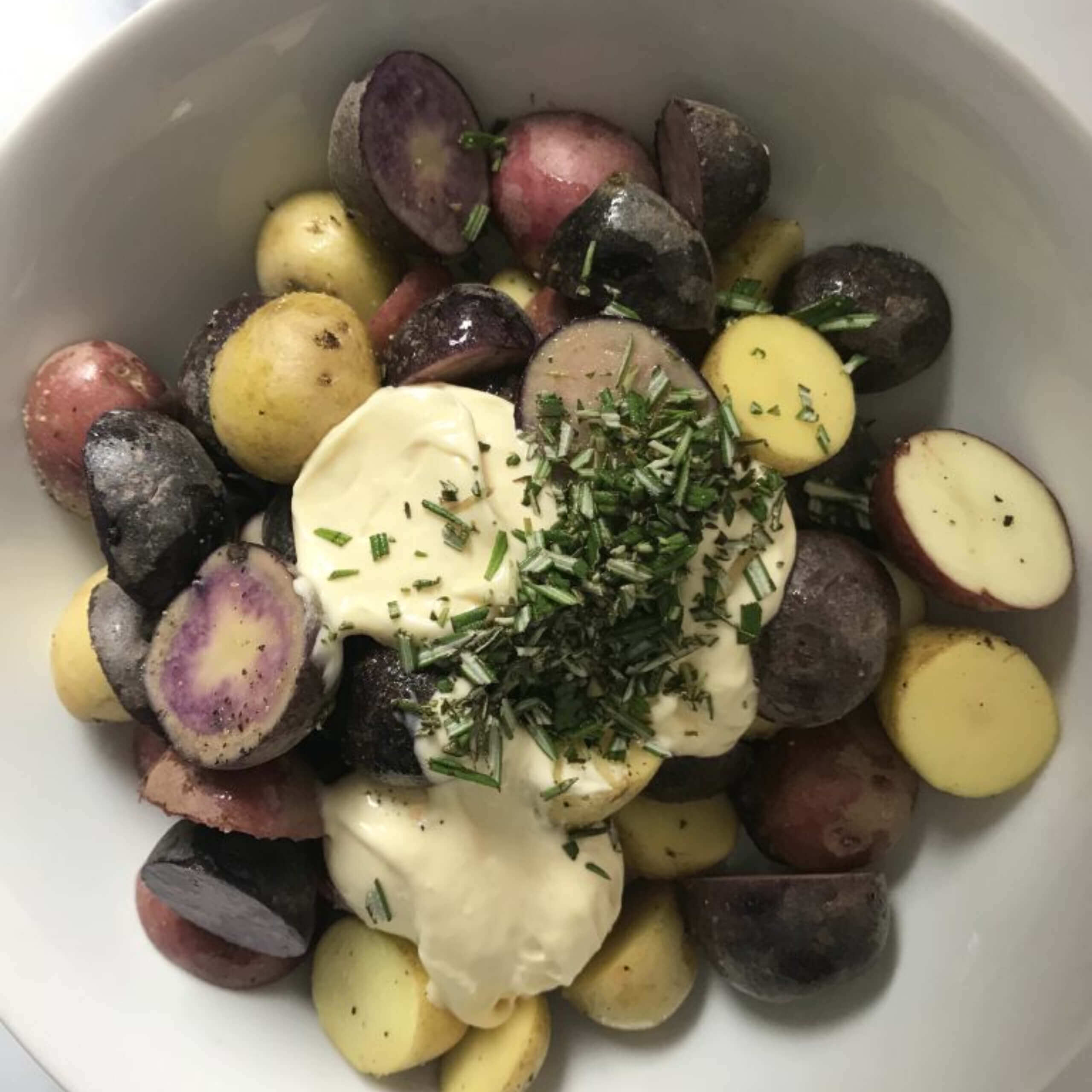 Tri-Color Roasted Potatoes | My Curated Tastes
