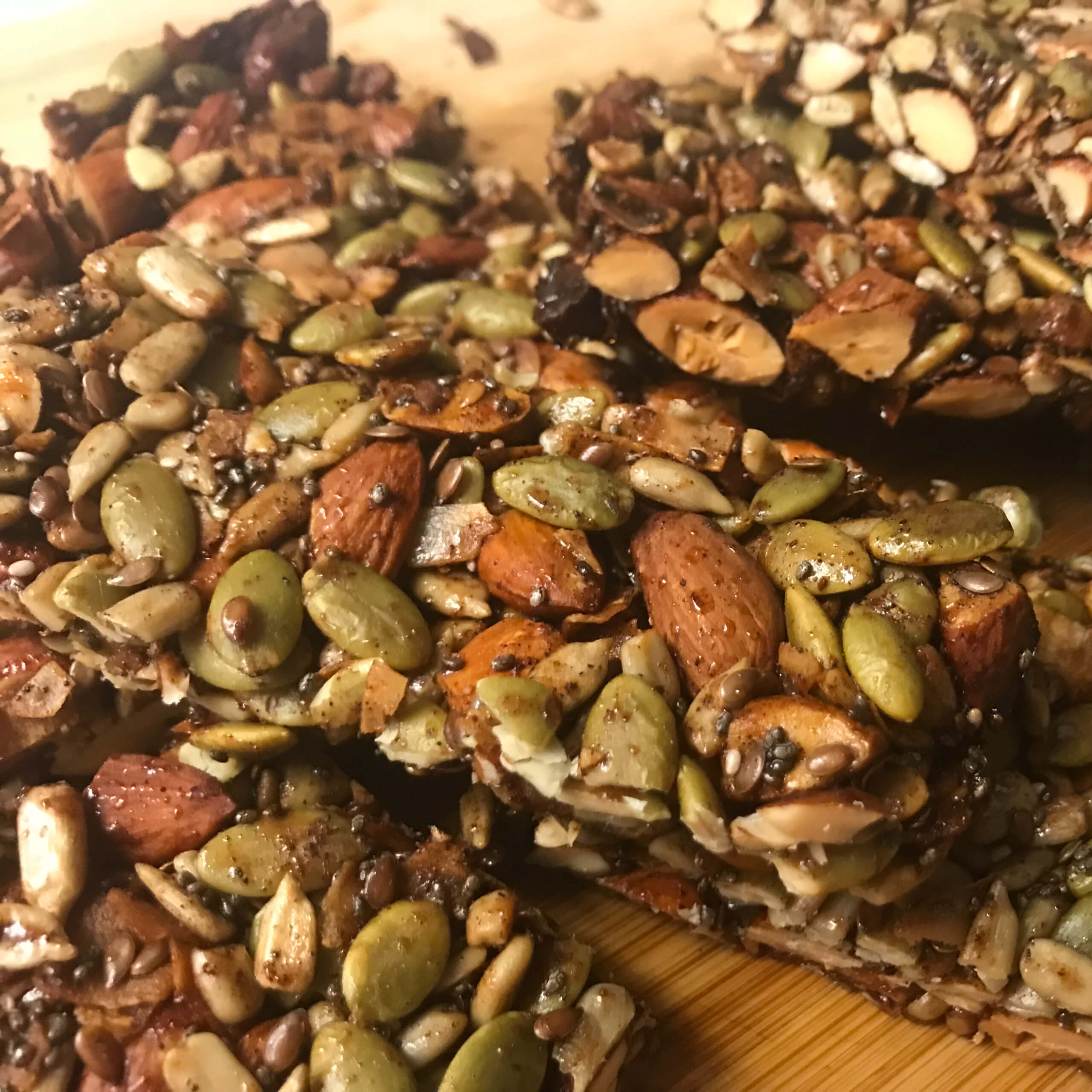 Nut and Seed Snack Bars | My Curated Tastes