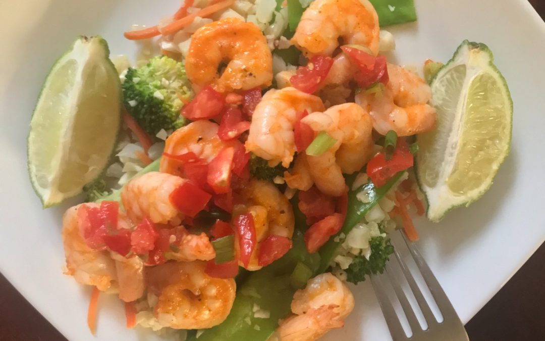 Shrimp & Veggies with Ranchero Sauce | My Curated tastes