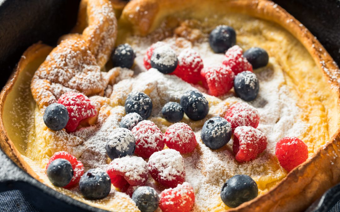 Dutch Baby Pancake with Berries | My Curated Tastes