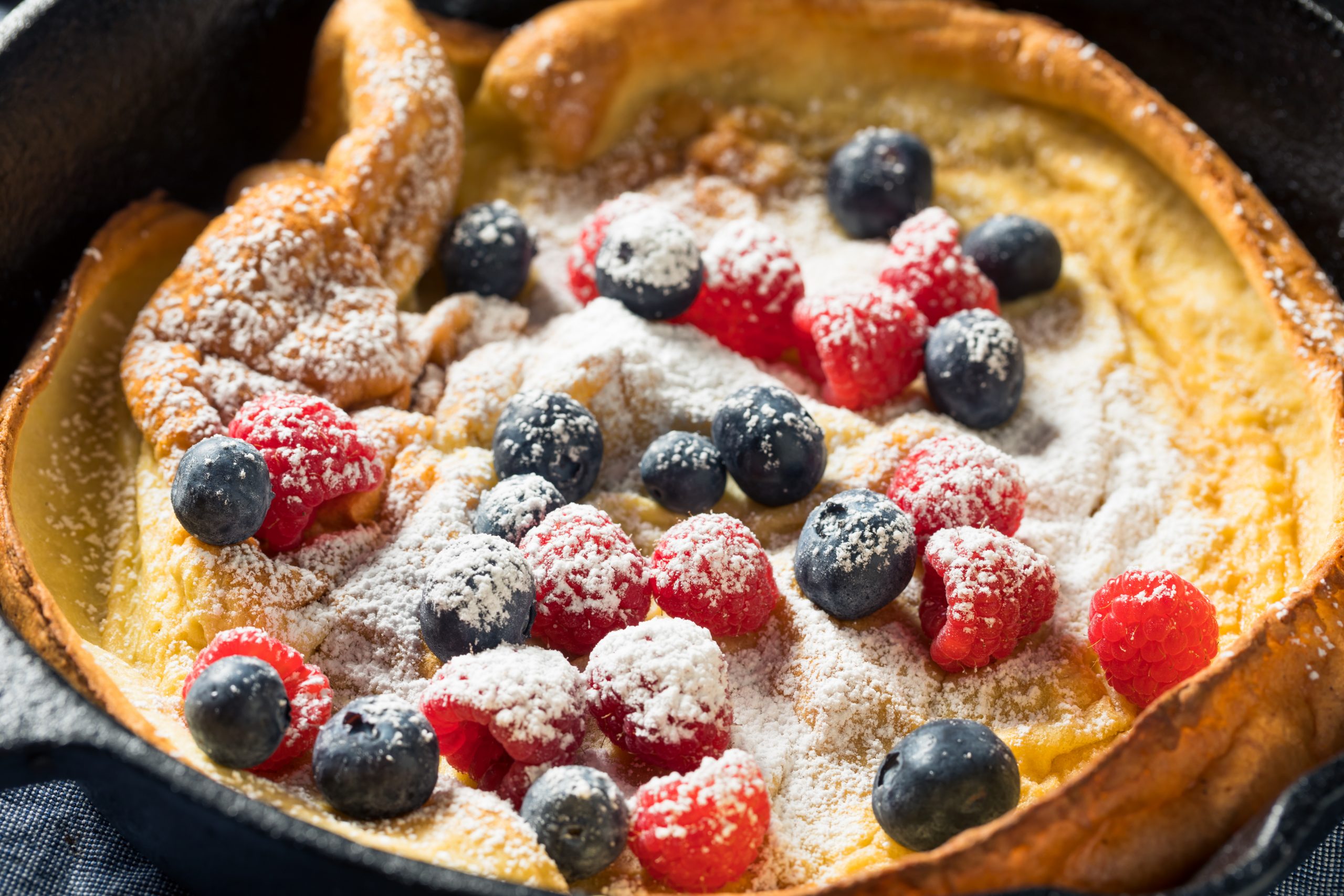 Dutch Baby Pancake with Berries | My Curated Tastes