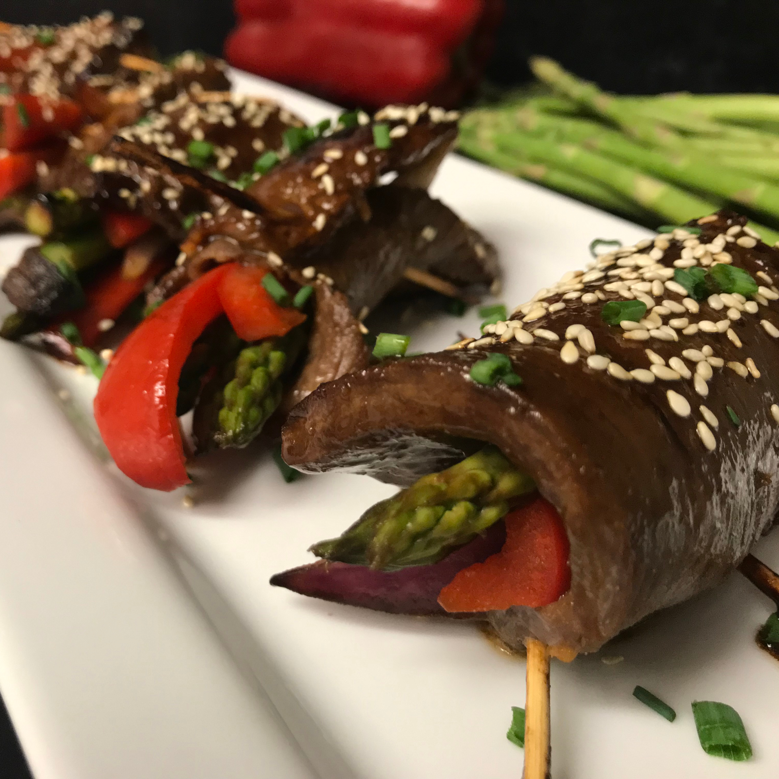 Asian Beef & Veggie Rolls | My Curated Tastes