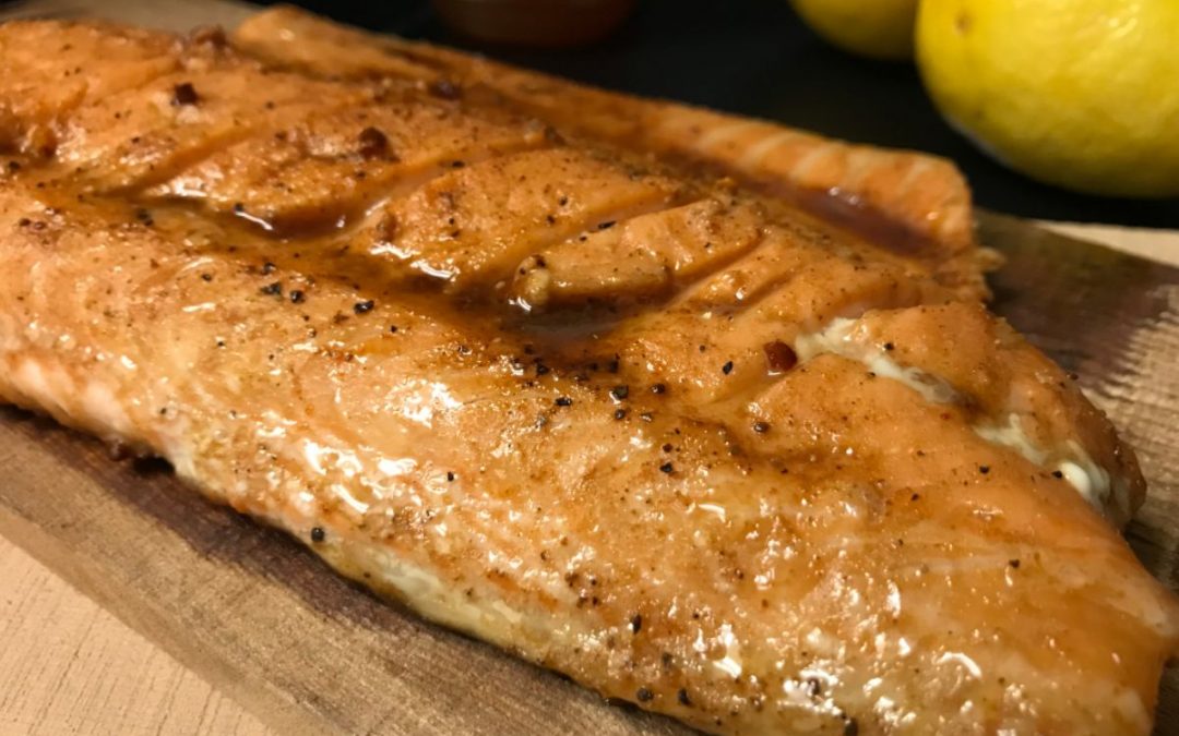 Cedar Plank Salmon In The Oven | My Curated Tastes