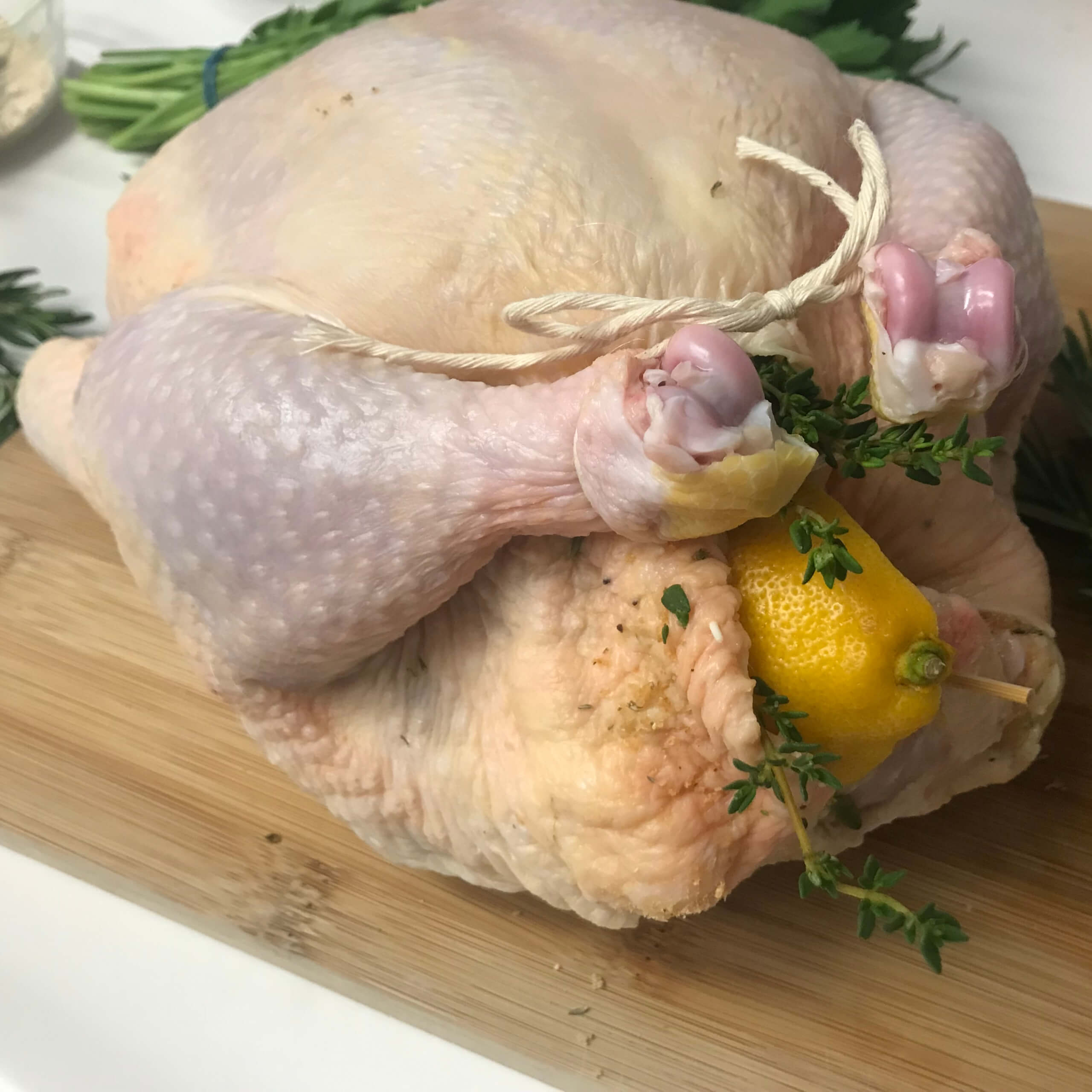 Roast Chicken with Garlic and Herbs | My Curated Tastes