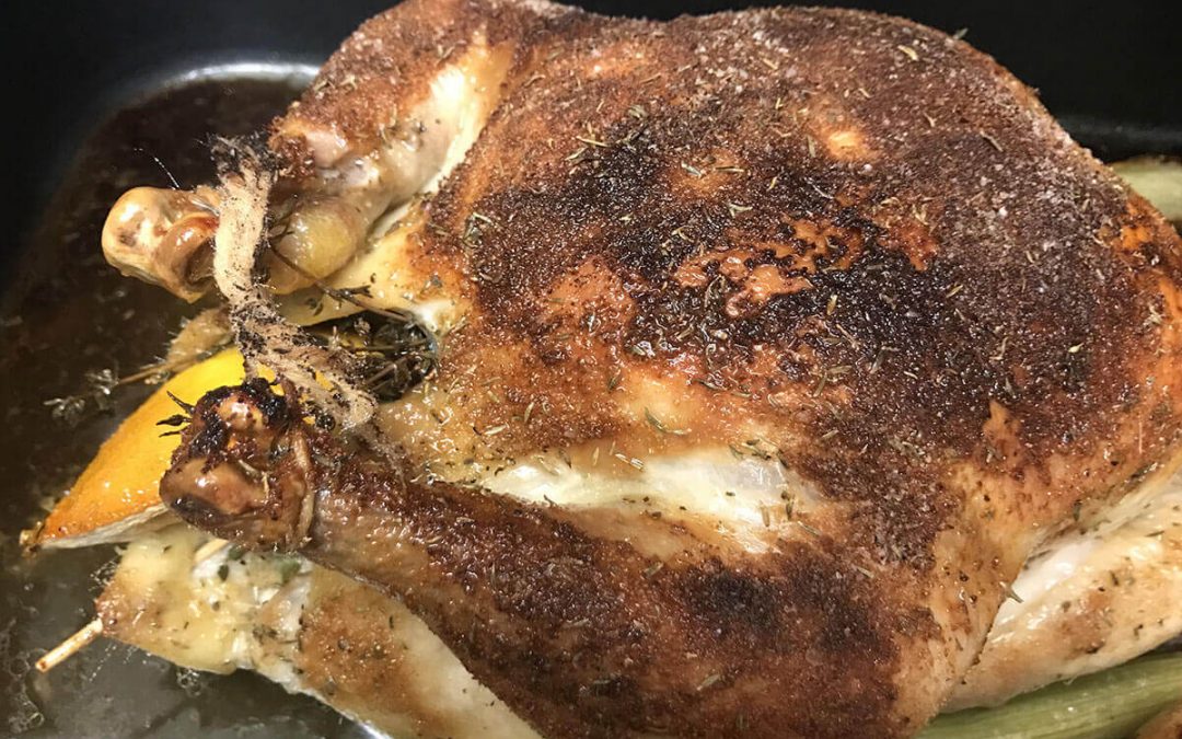 Roast Chicken with Lemon and Herbs