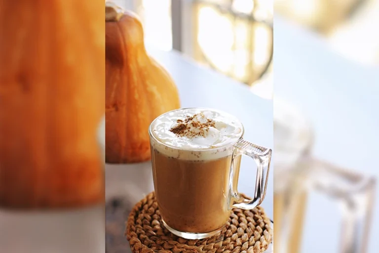 mug of bourgon, maple and pumpkin coffee.