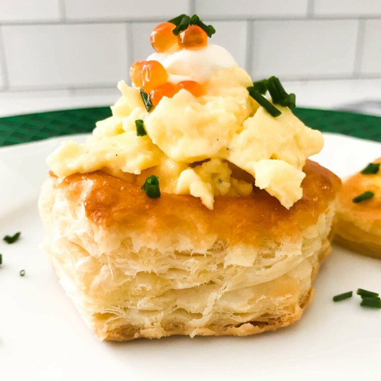 Scrambled Egg Cups With Creme Fraiche | My Curated Tastes
