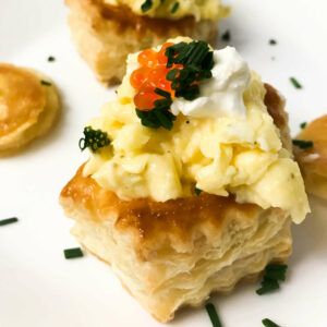 Scrambled Egg Cups With Creme Fraiche | My Curated Tastes