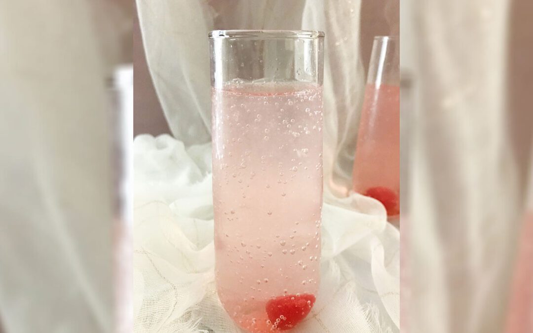 Sparkling Cherry Prosecco Cocktail