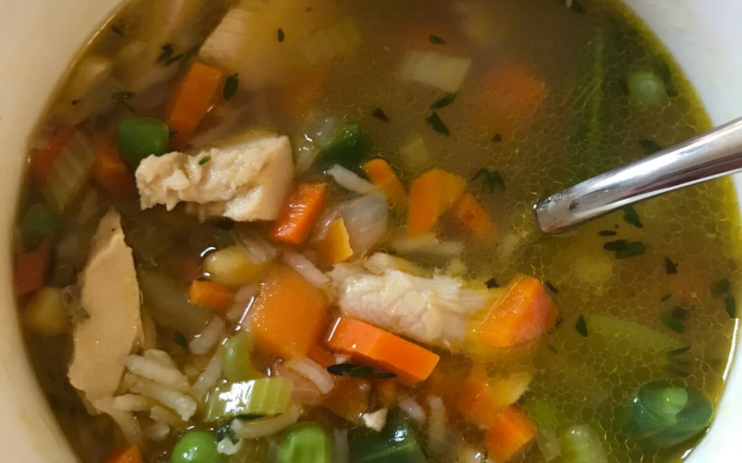 Chicken Rice Soup | My Curated Tastes
