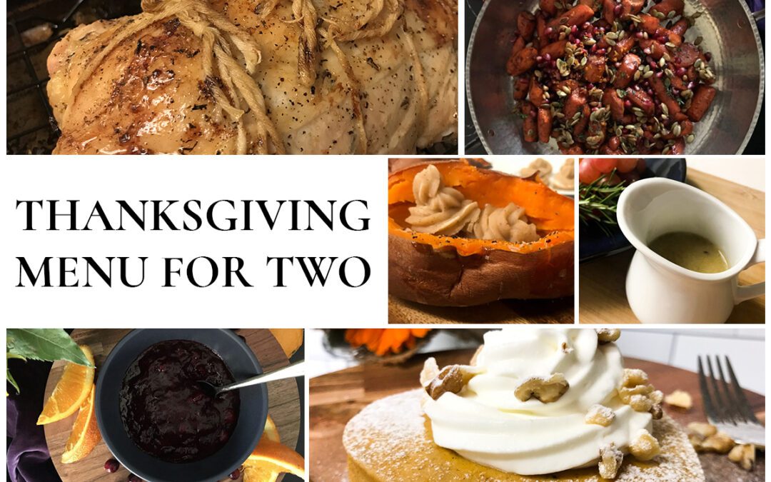 Thanksgiving menu for two | My Curated Tastes