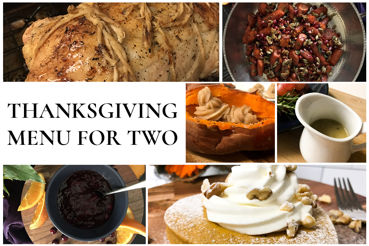 Thanksgiving menu for two | My Curated Tastes