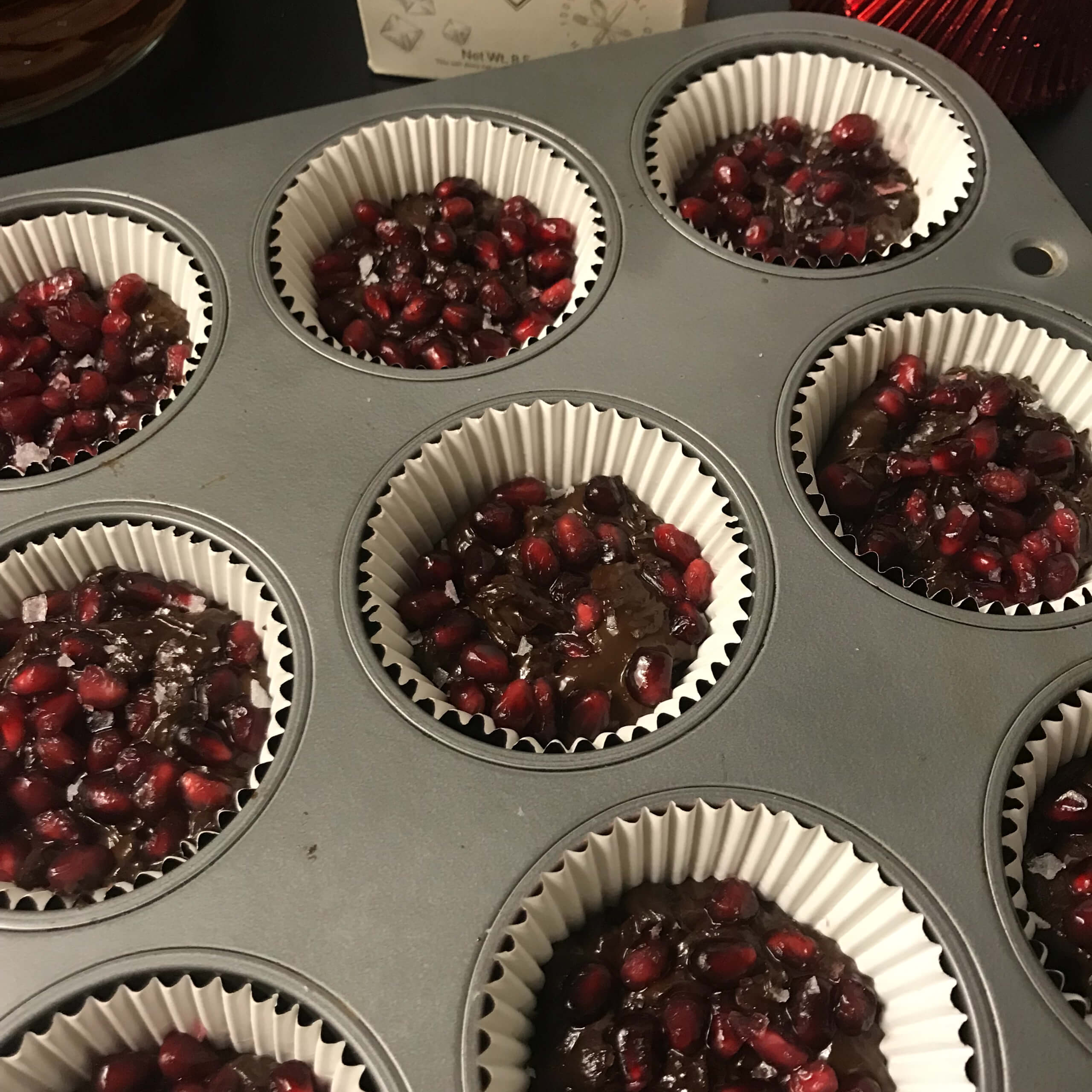 Dark Chocolate Pomegranate Cups | My Curated Tastes