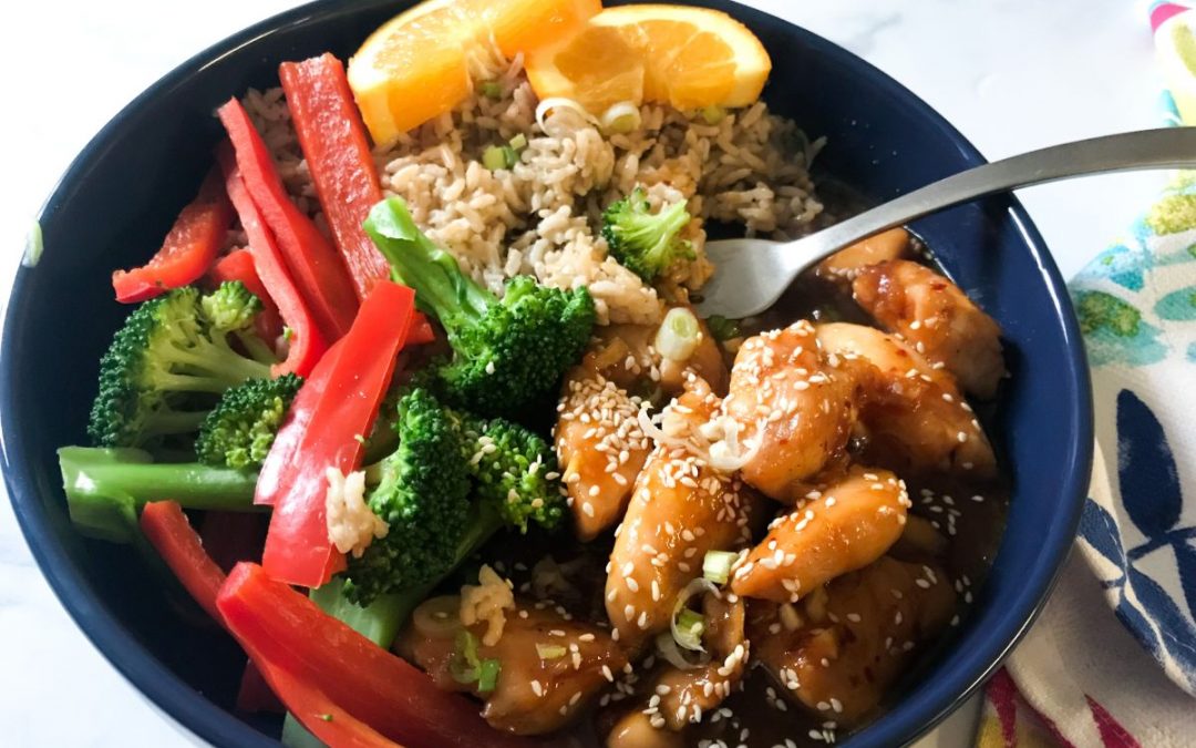 Healthy Orange Chicken | My Curated Tastes