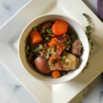 bowl of irish lamb stew.