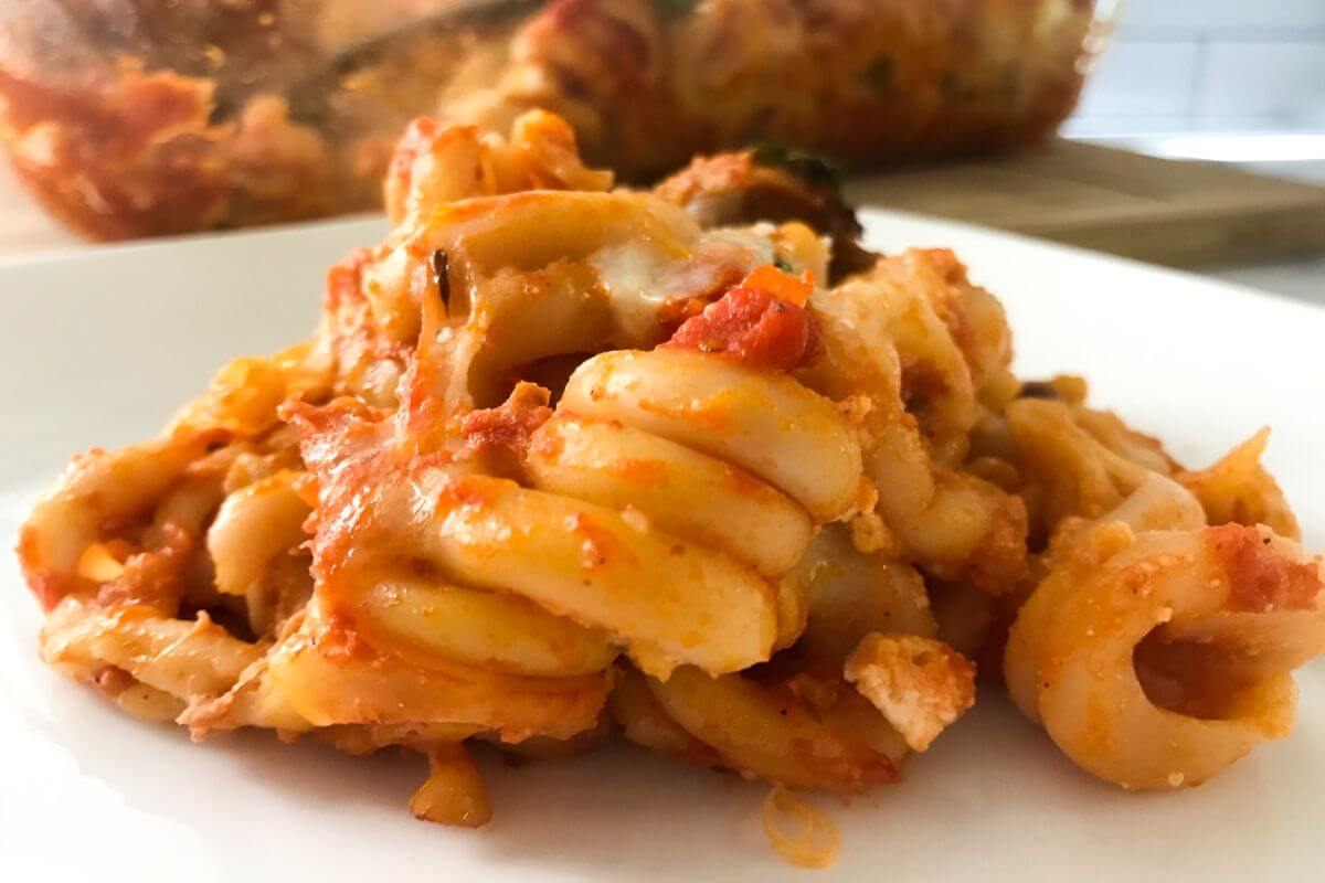 Baked Pasta With Turkey Sausage | My Curated Tastes