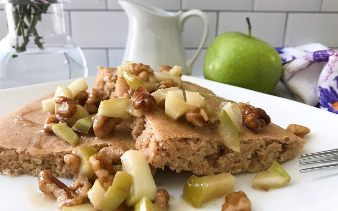 Kodiak sheet pan pancakes with apples & walnuts | my curated tastes