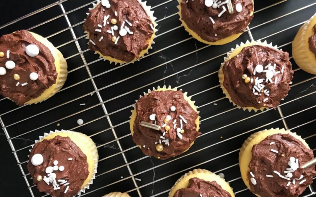 Everyday Cupcakes with Chocolate Frosting