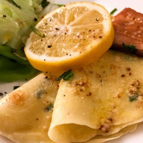 Smoked Irish Salmon With Chive Pancakes My Curated Tastes 6269