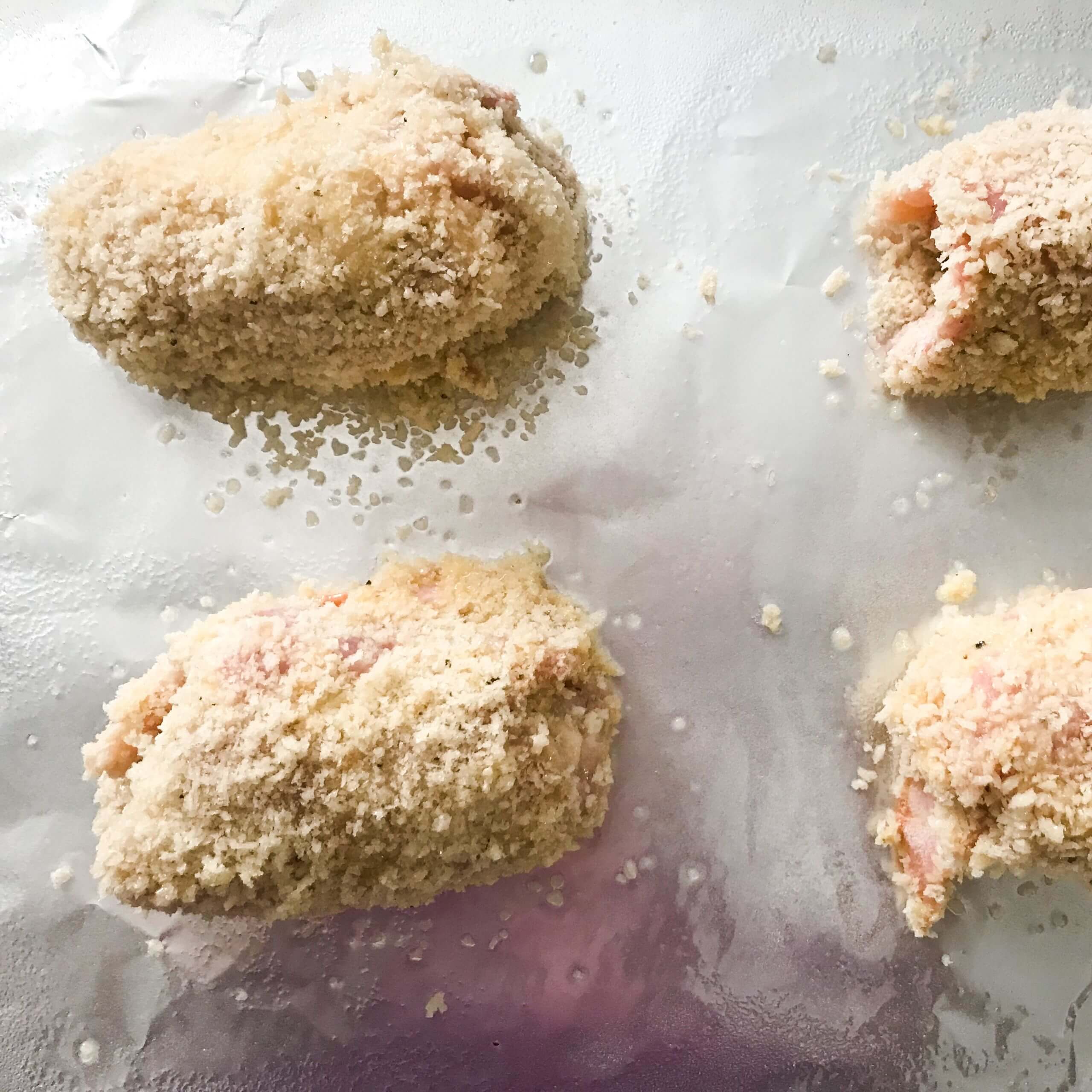 Panko Crusted Stuffed Chicken Thighs with Hot Honey | My Curated Tastes