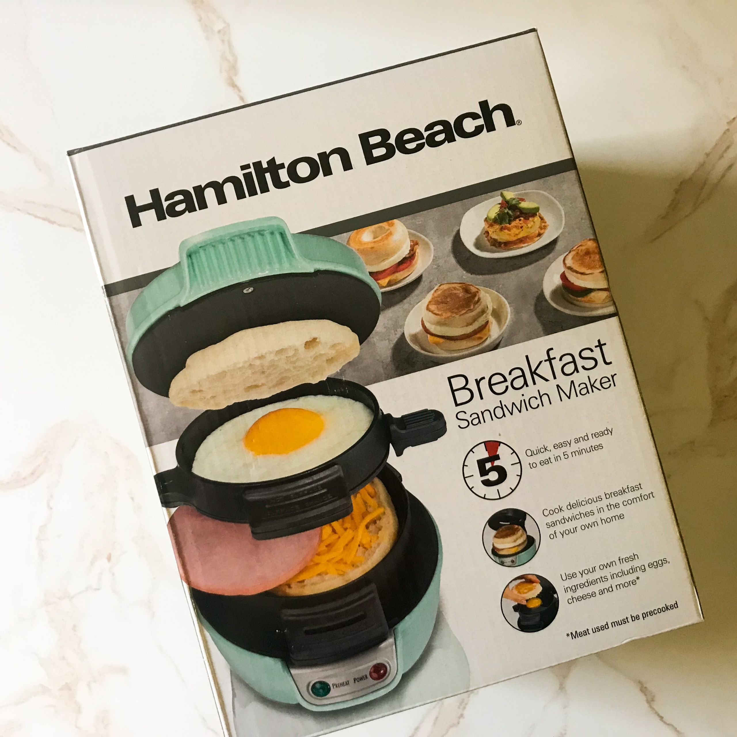 Hamilton Beach Breakfast Sandwich Maker | my curated tastes