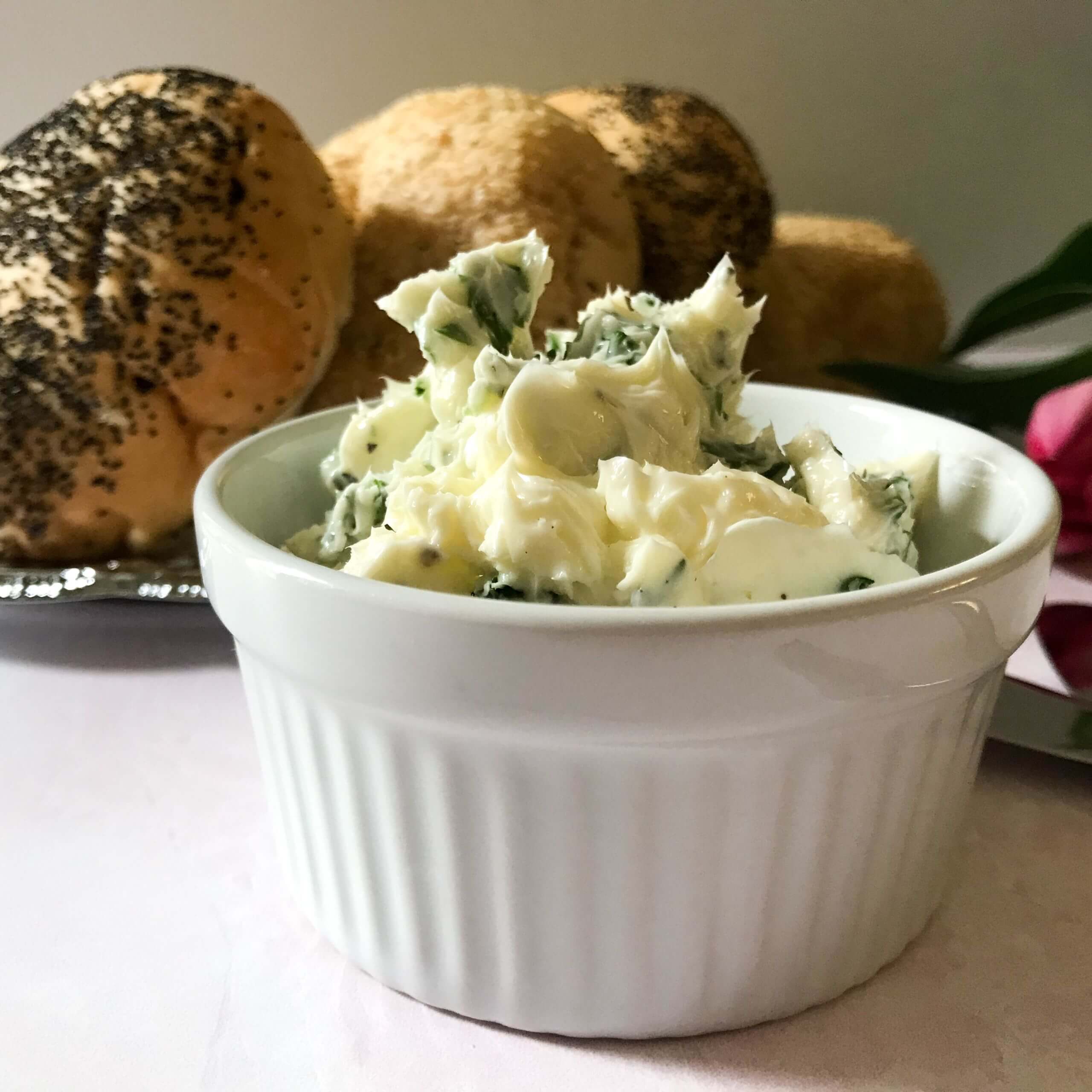 Kaiser Rolls and Herbed Butter | My Curated Tastes