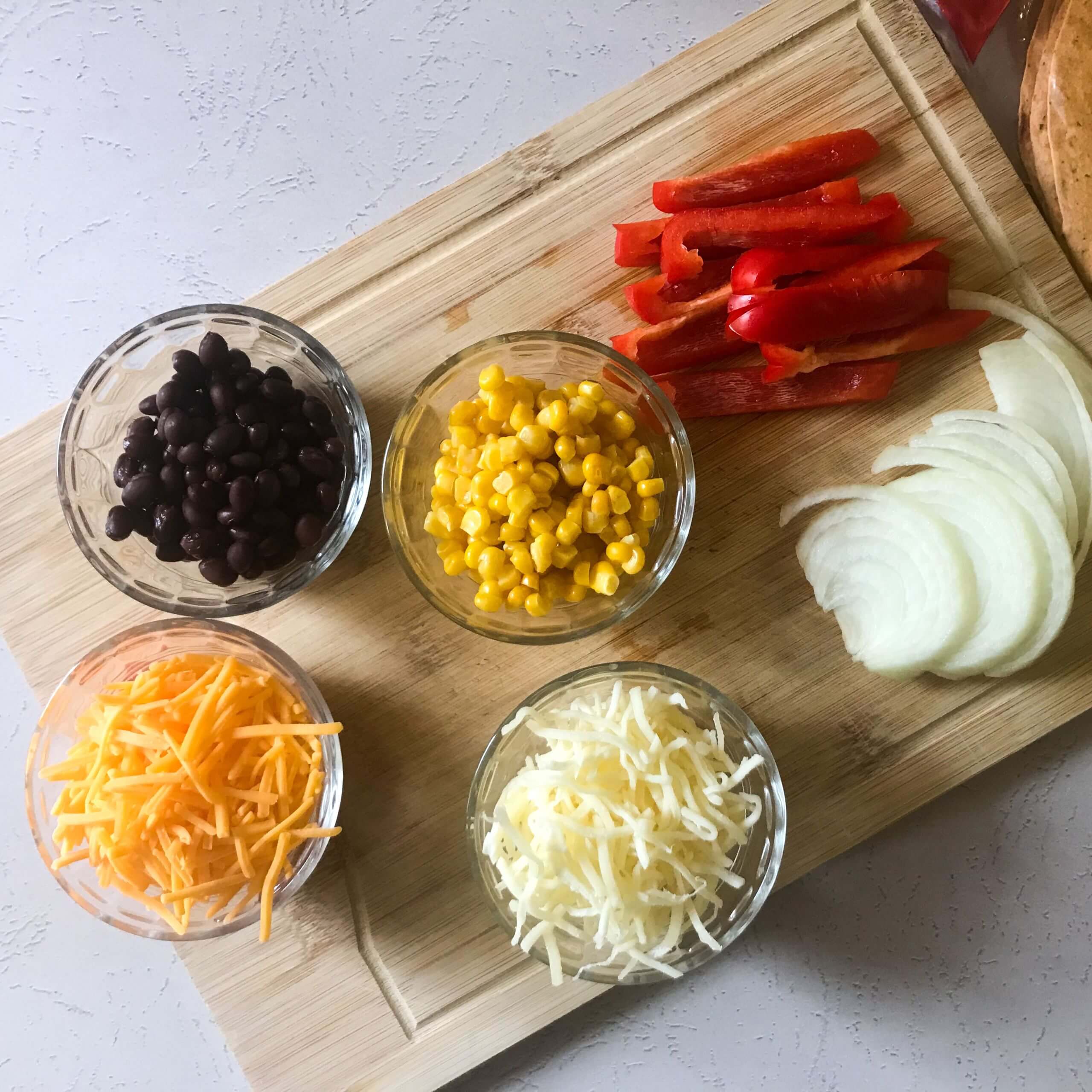 Black Bean and Veggie Quesadillas | My Curated Tastes