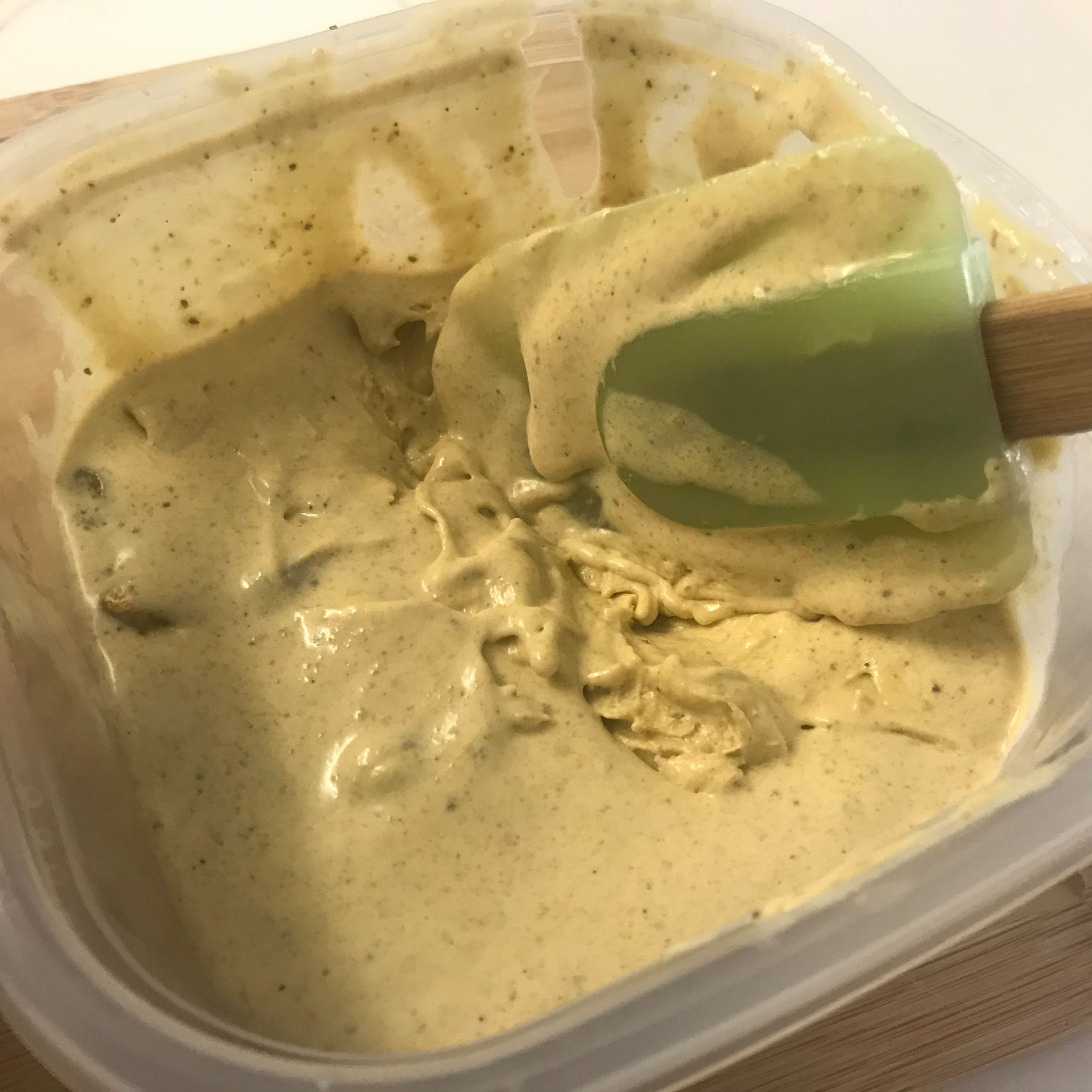 container of ice cream ready for freezer | my curated tastes