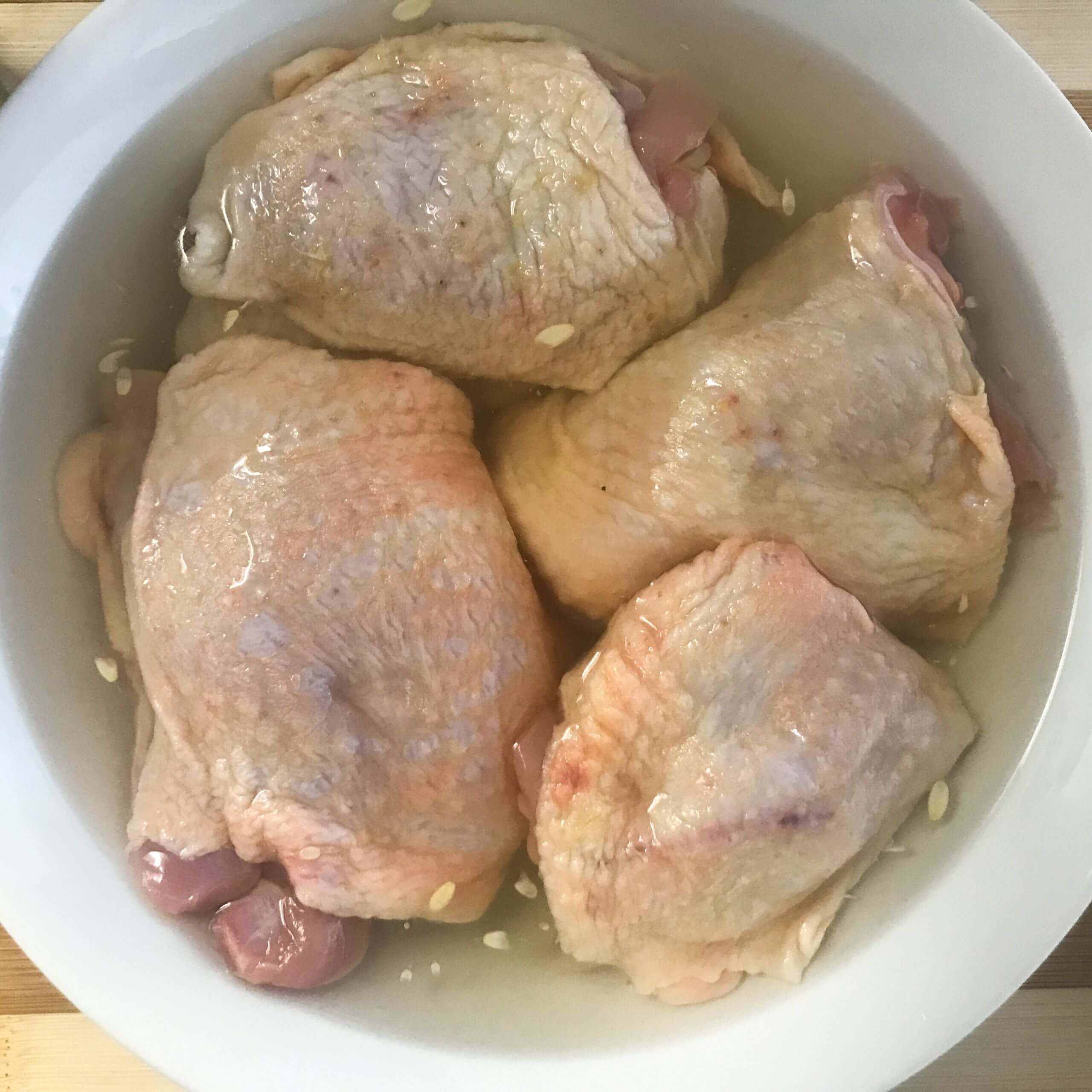 marinated chicken thighs
