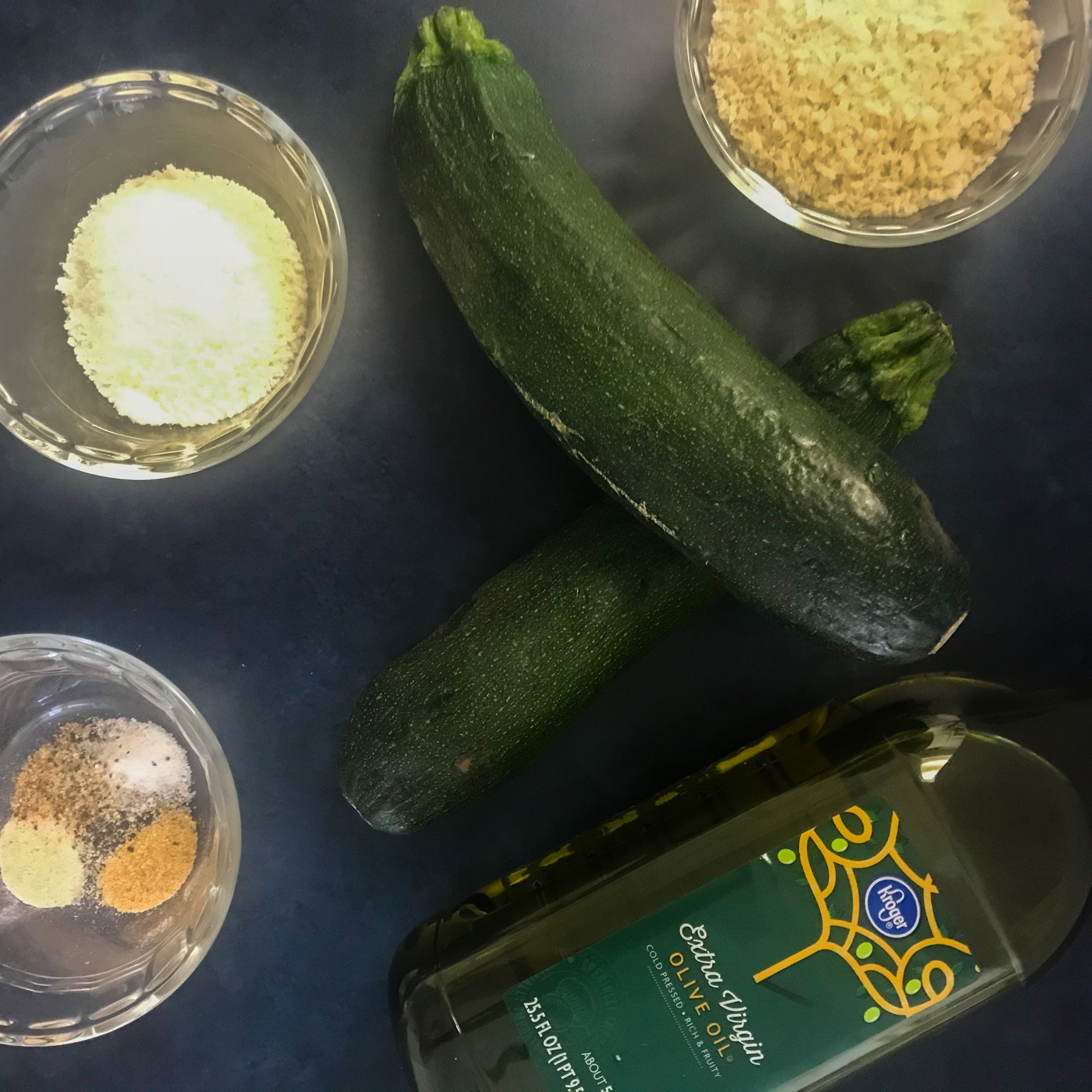 ingredients for zucchini stacks